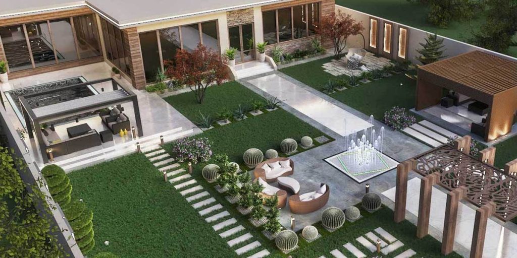 ساخت باغچه روی موزاییک