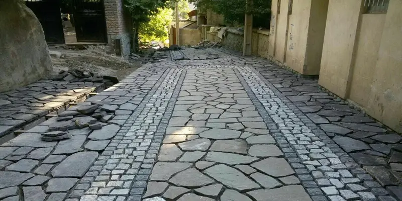 انواع موزاییک طرح سنگ فرش