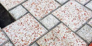 موزاییک پلیمری حیاط