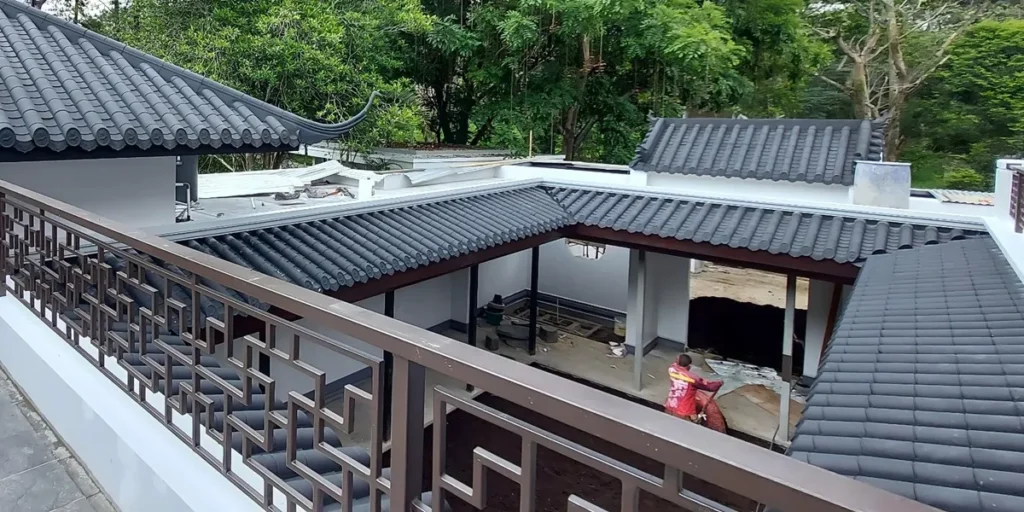 موزاییک پلیمری برای پشت بام