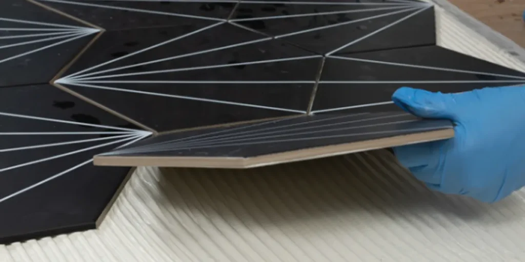 ملات چسباندن سرامیک پرسلان روی موزاییک